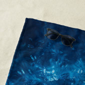 Personalisierte Gefärbte Krawatte Strandhandtuch m (Beispiel)