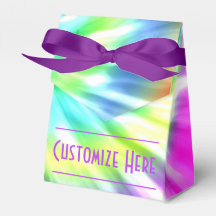 Personalisierte Gefärbte Krawatte Zelt-Gefälligkei