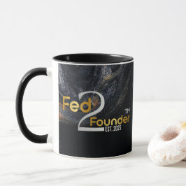 Personalisierte "Gefüttert2Founder" Galaxy-Tasse Tasse