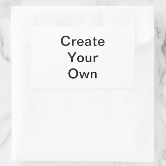 Personalisierte Gegenstände Rechteckiger Aufkleber (Tasche)