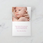 Personalisierte geklappte Karte Dahlias und Lilies (Innenseite)