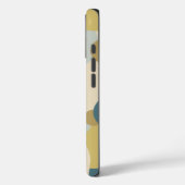 Personalisierte gelb-blaue Moleküle iPhone Gehäuse Case-Mate iPhone Hülle (Rückseite / Links)