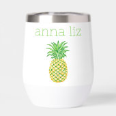 Personalisierte gelbe Ananas (Rückseite)
