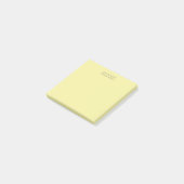 Personalisierte gelbe Post-It-Notes Post-it Klebezettel (angewinkelt)
