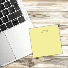 Personalisierte gelbe Post-It-Notizen Post-it Klebezettel