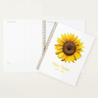 Personalisierte Gelbe Sonnenblume