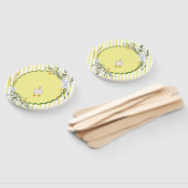 personalisierte gelbe Streifen Entbeinungstafel Fächer (Non-assembled)