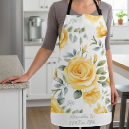 Personalisierte Gelbrose und RX Pharmat Schürze