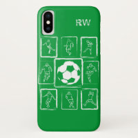 Personalisierte gemalte Fußballfähigkeiten