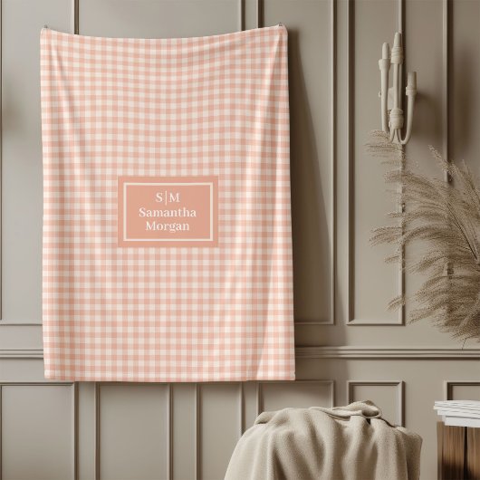Personalisierte gemütliche Decke Chic Moderne Ästh