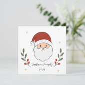 Personalisierte gemütliche Weihnachtsmann-Weihnach (Stehend Vorderseite)