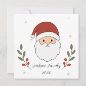 Personalisierte gemütliche Weihnachtsmann-Weihnach (Vorderseite)