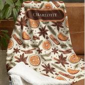 Personalisierte gemütliche Winterdecke Sherpadecke