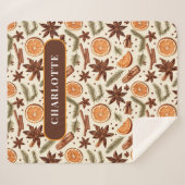 Personalisierte gemütliche Winterdecke Sherpadecke (Vorderseite (Horizontal))