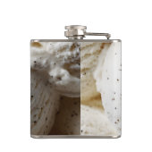 Personalisierte Gemütlichkeit Vanilla Besichtigung Flachmann (Rückseite)