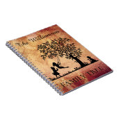 Personalisierte Genealogie Vintager Stammbaum Notizblock (Rechte Seite)