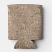 Personalisierte Geologie Rock Textur mit Namen Dosenkühler (Rückseite)