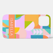 Personalisierte geometrische Formen Case-Mate iPhone Hülle (Rückseite (Horizontal))