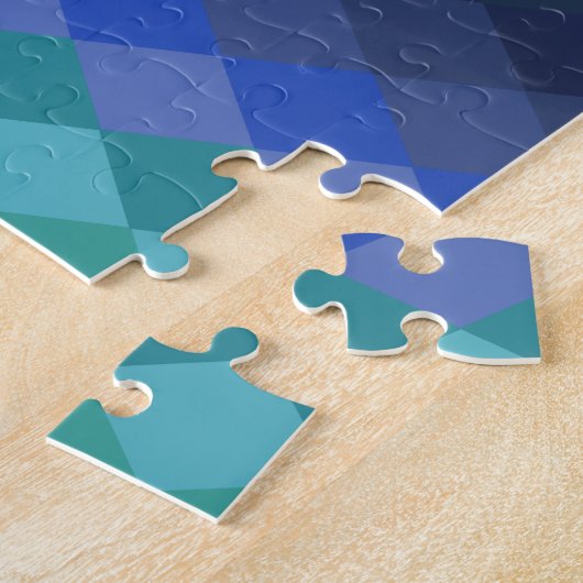 Personalisierte geometrische Formen Puzzle (Seite)