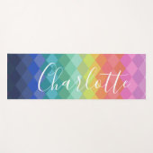 Personalisierte geometrische Formen  Yogamatte (Vorderseite (Horizontal))