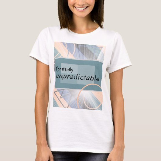 Personalisierte geometrische Geometrie mit "ständi T-Shirt (Vorderseite)