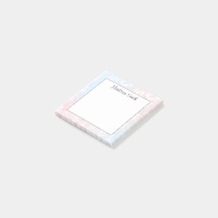 Personalisierte geometrische  post-it klebezettel