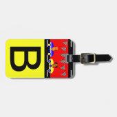 Personalisierte Gepäckanhänger für Kinder und Auto (Vorderseite horizontal)