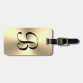 Personalisierte Gepäckmarke aus Metall Gepäckanhänger (Vorderseite horizontal)