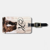 Personalisierte Gepäckmarke Boost Country Rustic W Gepäckanhänger (Vorderseite horizontal)