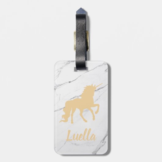 Personalisierte Gepäckmarke Gepäckanhänger (Rückseite vertikal)