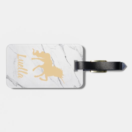 Personalisierte Gepäckmarke Gepäckanhänger (Rückseite horizontal)