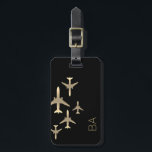 Personalisierte Gepäckmarke Gepäckanhänger<br><div class="desc">Aviation Gepäck Tag mit schönen Gold Flugzeug Vektor Bilder. Wenn Sie Fragen oder Wünsche haben,  kontaktieren Sie mich bitte.</div>