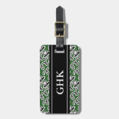 Personalisierte Gepäckmarke mit Golf-Design Gepäckanhänger (Vorderseite vertikal)