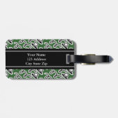 Personalisierte Gepäckmarke mit Golf-Design Gepäckanhänger (Rückseite horizontal)