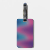 Personalisierte Gepäckmarke mit Innenhof Gepäckanhänger (Rückseite vertikal)