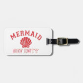 Personalisierte Gepäckmarke Schwarz/Weiß Gepäckanhänger (Vorderseite horizontal)