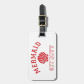 Personalisierte Gepäckmarke Schwarz/Weiß Gepäckanhänger (Vorderseite vertikal)