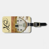 Personalisierte Gepäckmarke Sunset Barn Country Ru Gepäckanhänger (Vorderseite horizontal)