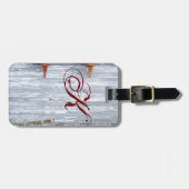 Personalisierte Gepäcktür Weißwaschwalzhalle Gepäckanhänger (Vorderseite horizontal)