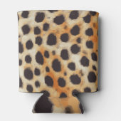 Personalisierte Geparden Dosenkühler (Rückseite)