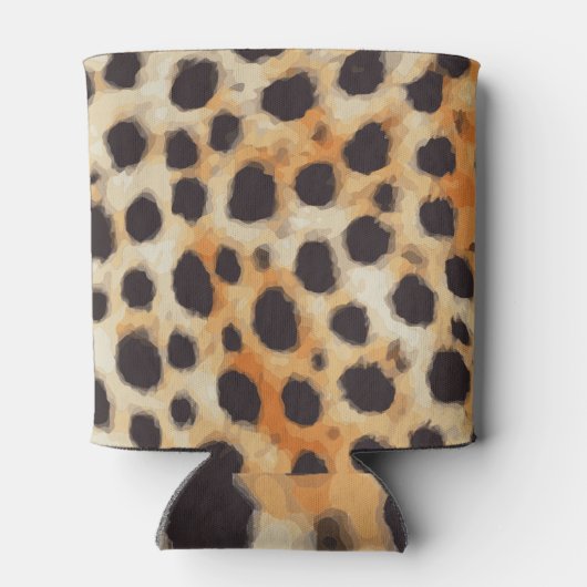 Personalisierte Geparden Dosenkühler (Rückseite)