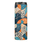 Personalisierte Geparden und Abstrakte Printwerbun Thermosbecher (Rückseite)