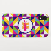 Personalisierte, gequilte Blickdreiecke 2 Case-Mate iPhone Hülle (Rückseite (Horizontal))