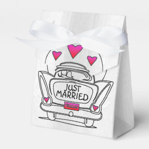 Personalisierte 'Gerade Verheiratet' Hochzeitsreis Geschenkschachtel