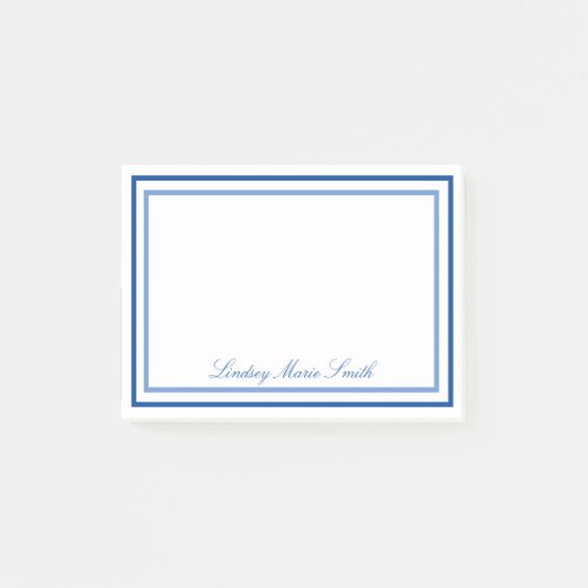 PERSONALISIERTE GERAHMTE Post-it-Notizen Post-it Klebezettel (Vorderseite)