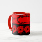 Personalisierte Gerbera Daisy Tasse (Vorderseite Links)