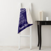 Personalisierte Geriatric Nurse Word Cloud Gift Sherpadecke (Beispiel)
