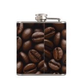 Personalisierte geröstete Kaffeebohnen Flachmann (Rückseite)