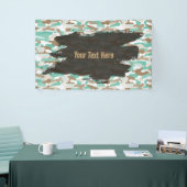 Personalisierte geruhsame Küstenkamouflage Banner (Messeveranstaltung)