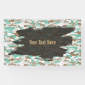 Personalisierte geruhsame Küstenkamouflage Banner (Horizontal)